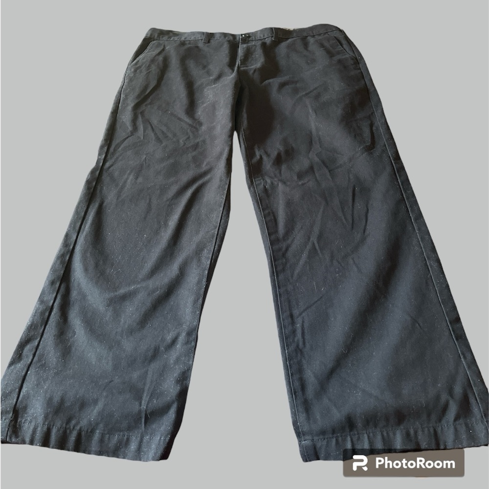 Mens George Flat Front Wrinkle Resistant Pants - Size 38 X 29